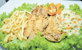 Traira dessossada do Restaurante Peixinhos 